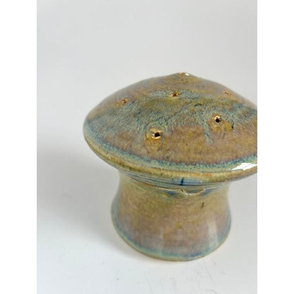Vintage Ceramic Art Pottery Iridescent Mushroom Incense Holder and Tray - Picture 3 of 10